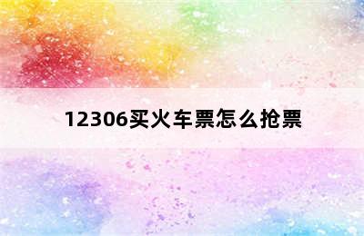 12306买火车票怎么抢票