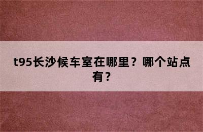 t95长沙候车室在哪里？哪个站点有？