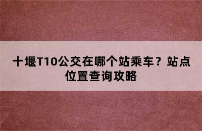 十堰T10公交在哪个站乘车？站点位置查询攻略