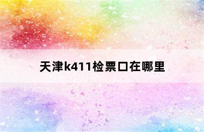 天津k411检票口在哪里