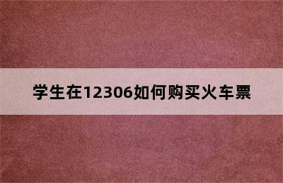 学生在12306如何购买火车票