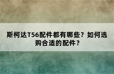 斯柯达T56配件都有哪些？如何选购合适的配件？
