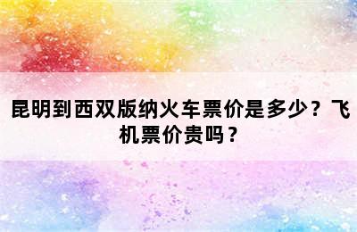 昆明到西双版纳火车票价是多少？飞机票价贵吗？