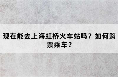 现在能去上海虹桥火车站吗？如何购票乘车？