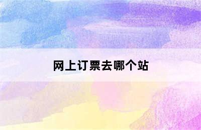 网上订票去哪个站